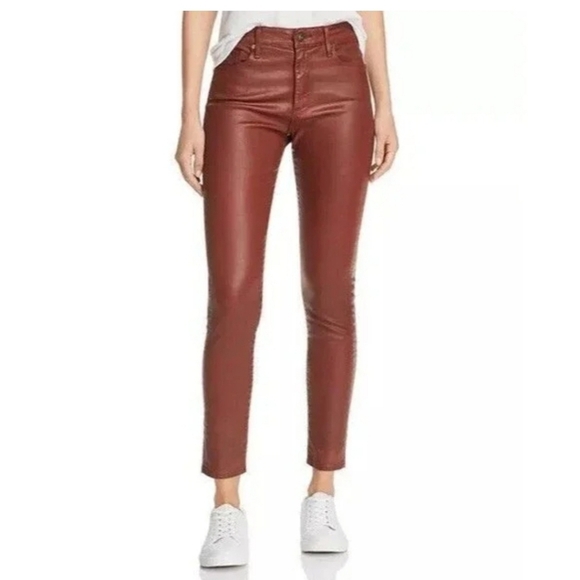AG Adriano Goldschmied, The Legging Ankle, Deep Red-Brown, Size 27R - Picture 1 of 6